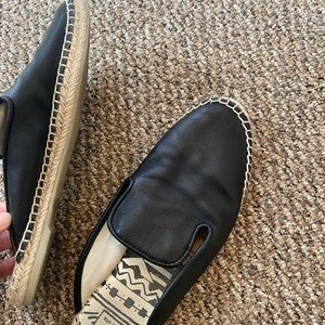 Dolce Vita espadrille slide on leather mule